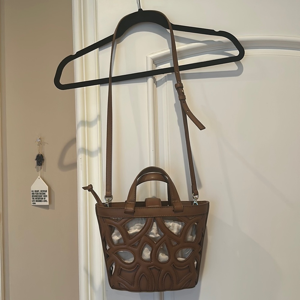 Zara DIE-CUT MINI TOTE BAG